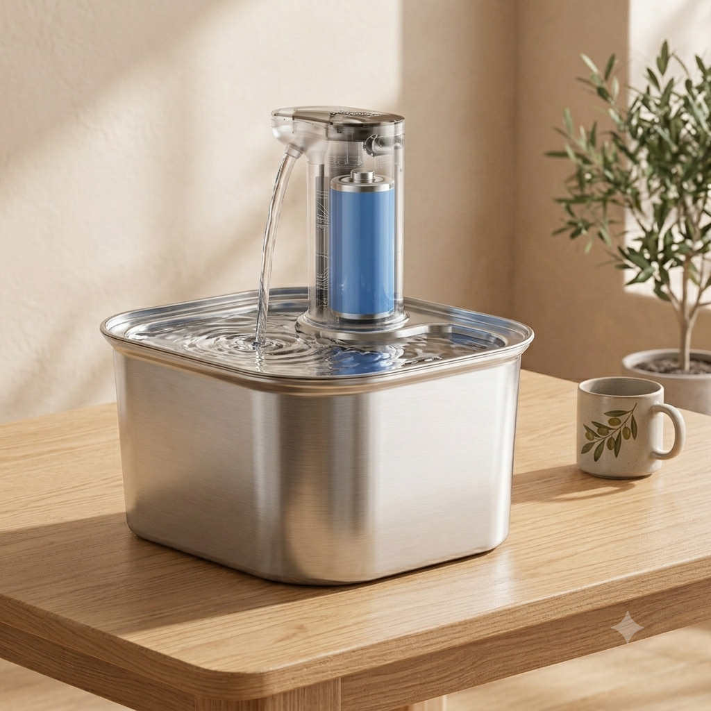 Purelap Water Fountain | Vet-Grade Stainless Steel Pet Hydration System
