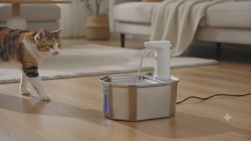 Purelap Water Fountain | Vet-Grade Stainless Steel Pet Hydration System